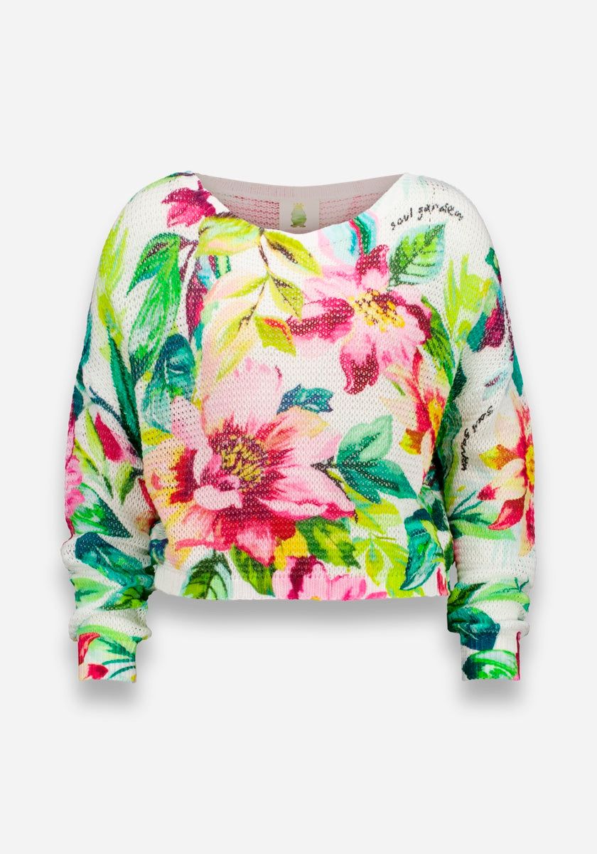 PRINCESS Pullover mit Blumenprint