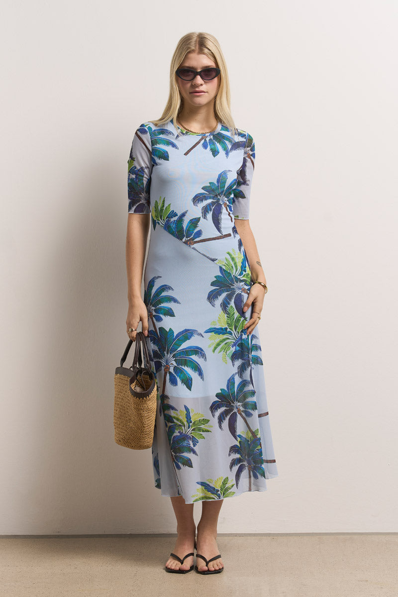 PRINCESS Mesh-Kleid Palms