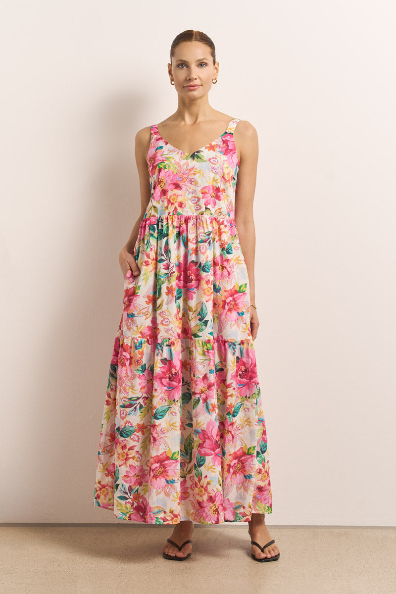 PRINCESS Maxikleid mit Blumenprint