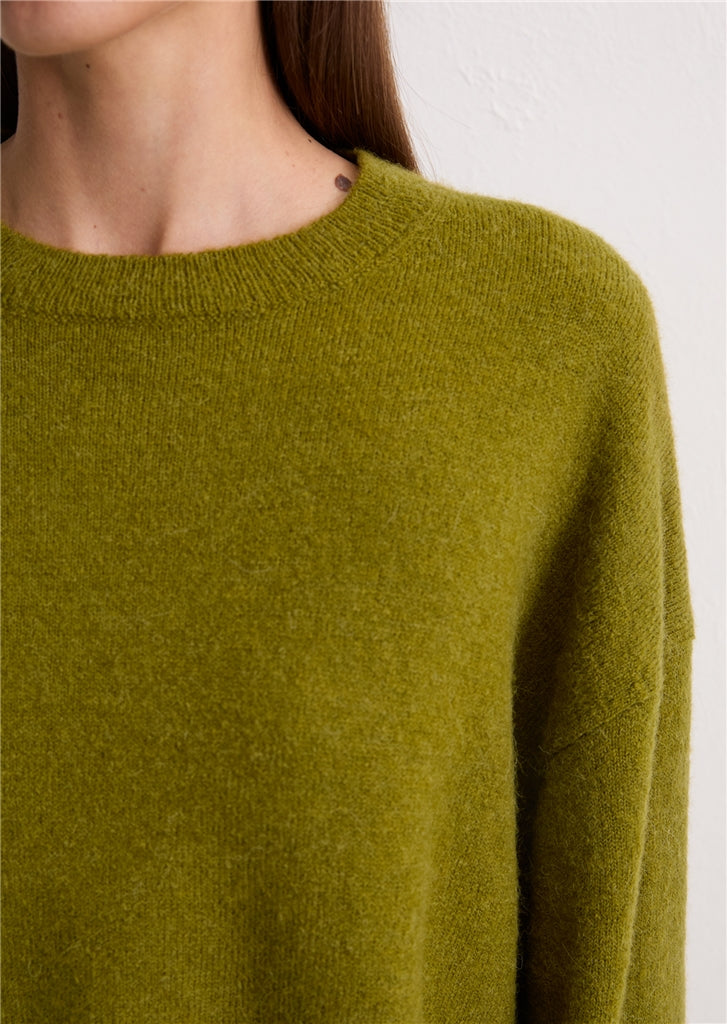 MARC O`POLO lässiger Pullover aus Schurwolle-Alpakamix