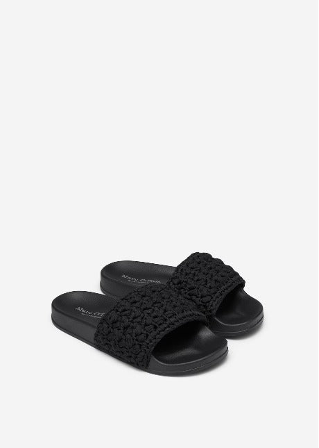 MARC O`POLO Pantolette in Häkel-Optik
