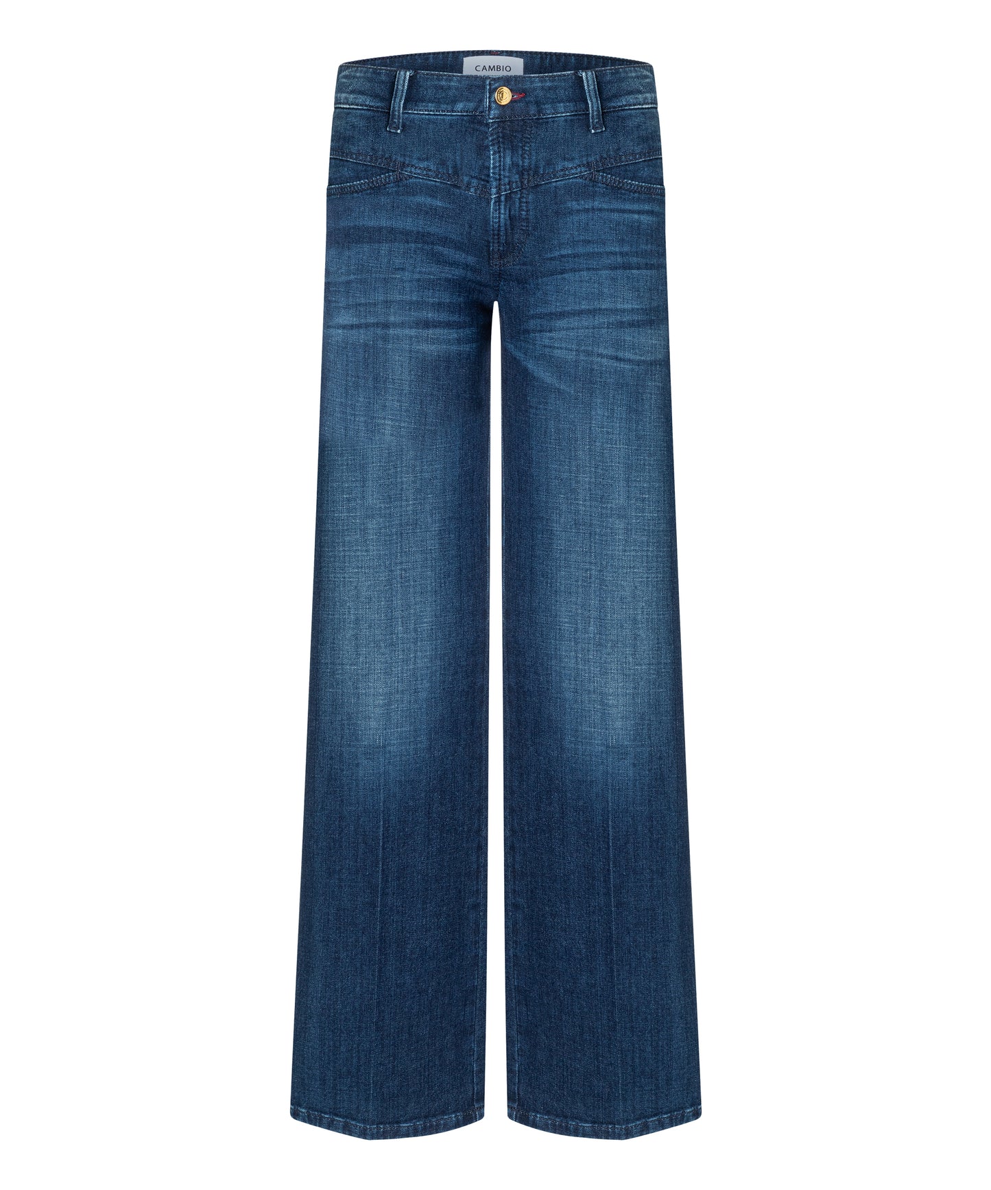 CAMBIO Wide Leg Jeans Aimee Seam