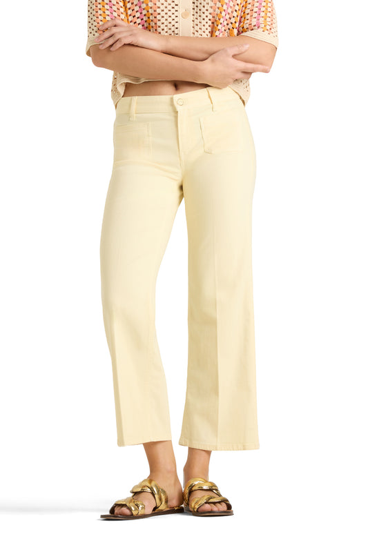CAMBIO Coloured Denim Tess Pocket Cropped