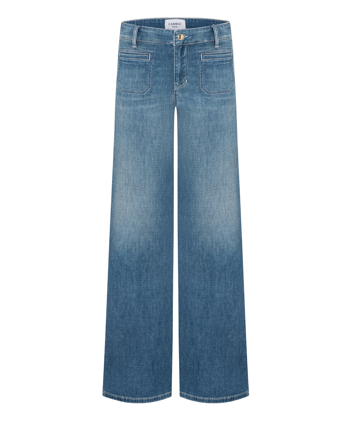 CAMBIO Wide Leg Jeans Tess