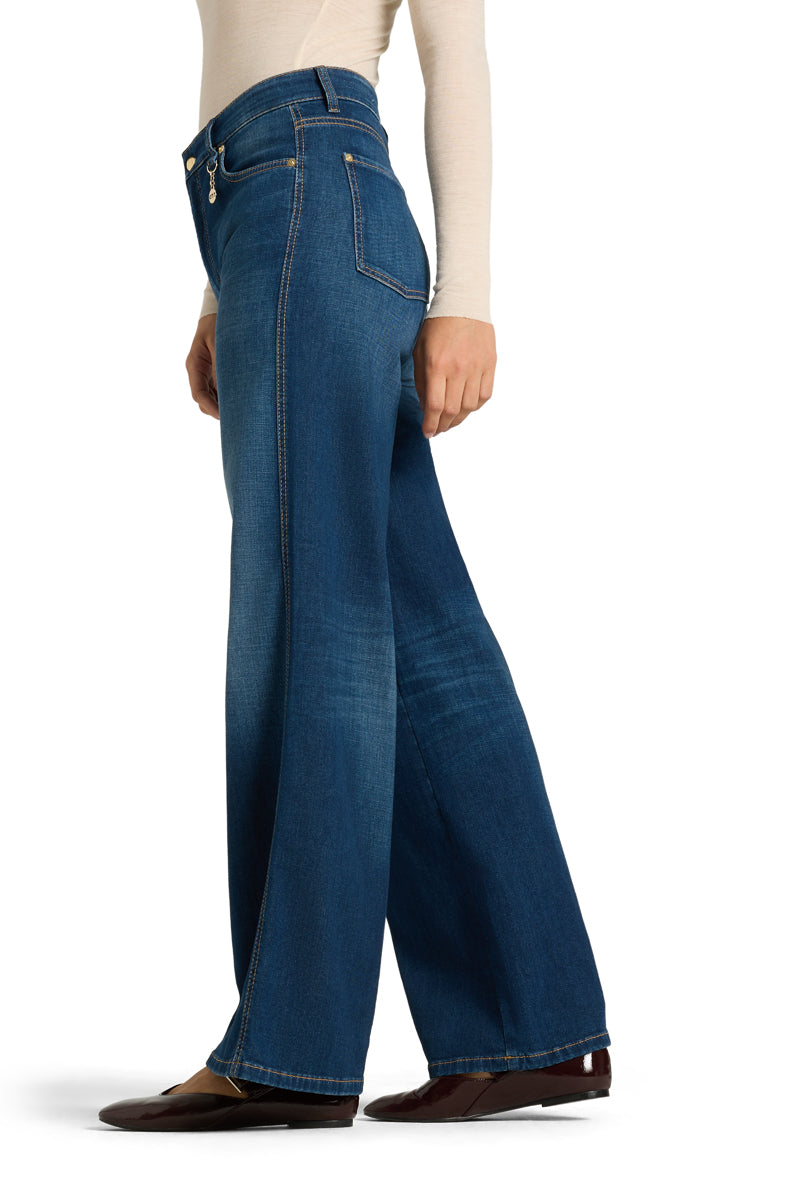 CAMBIO Wide Leg Jeans Aimee