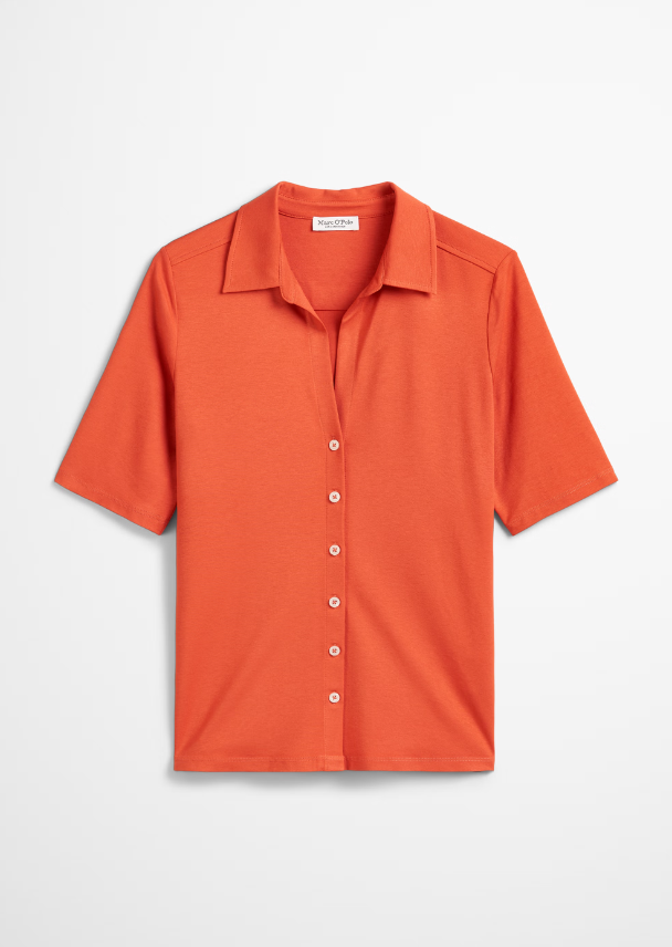 MARC O`POLO Kurzarm Jerseybluse