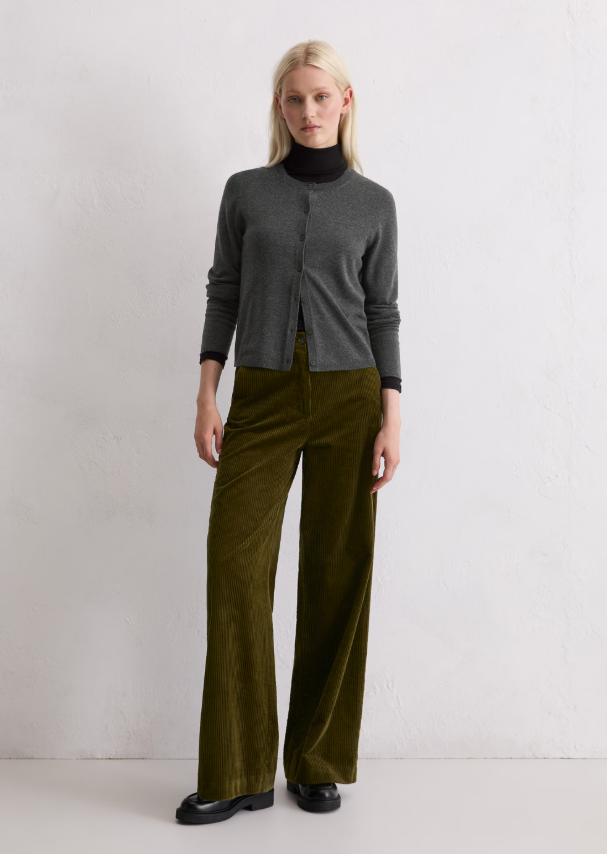 MARC O`POLO Cardigan aus Schurwolle-Viskose Mix