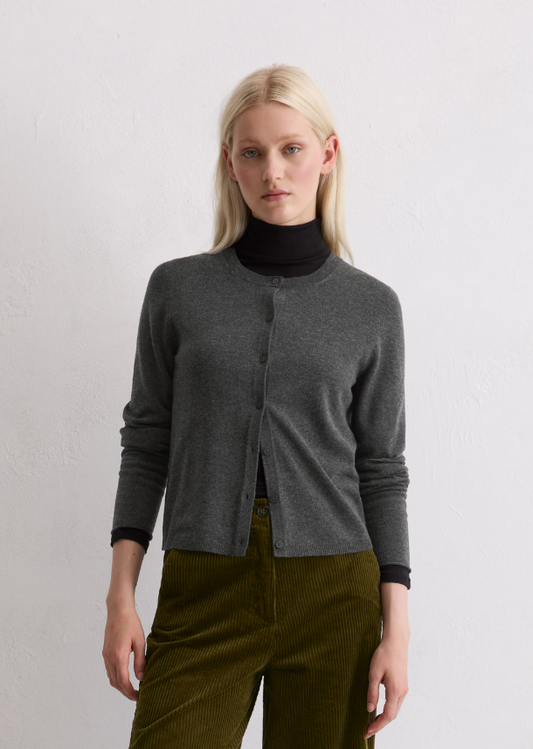 MARC O`POLO Cardigan aus Schurwolle-Viskose Mix