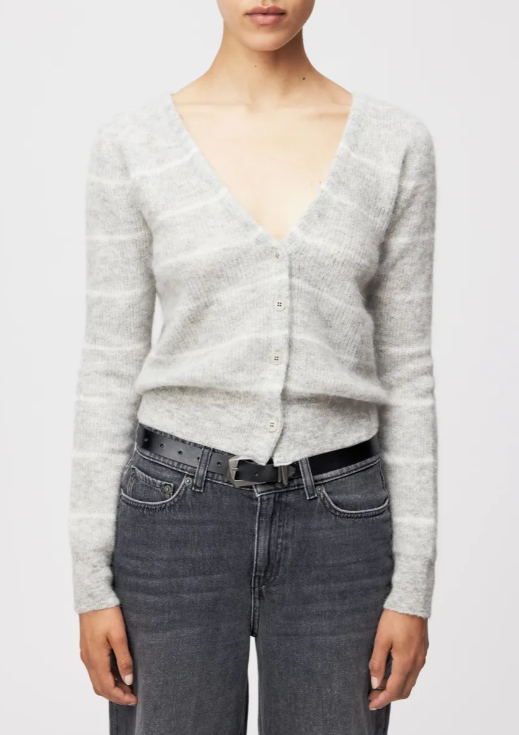 DRYKORN gestreifte Strickjacke Gertija