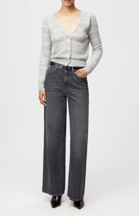 DRYKORN gestreifte Strickjacke Gertija