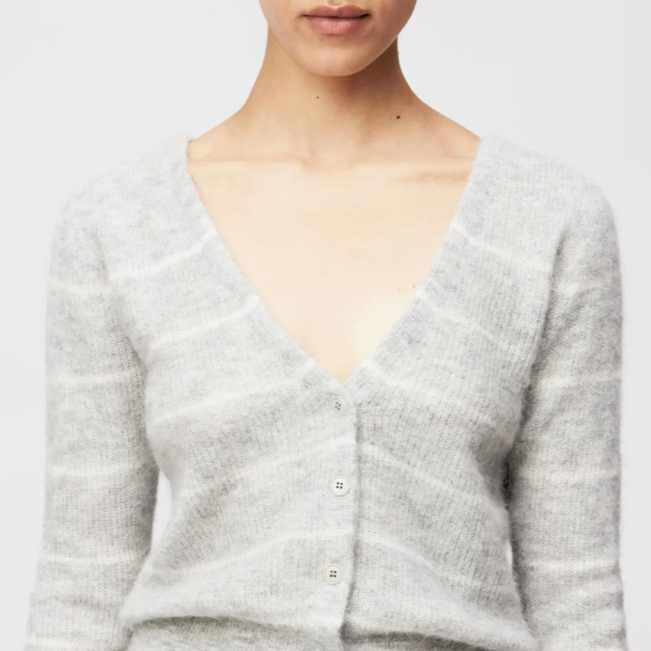 DRYKORN gestreifte Strickjacke Gertija