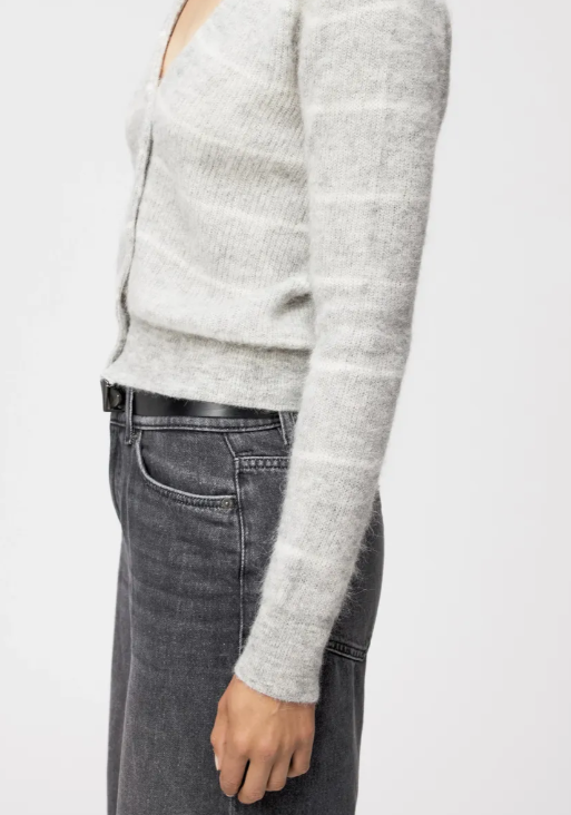 DRYKORN gestreifte Strickjacke Gertija