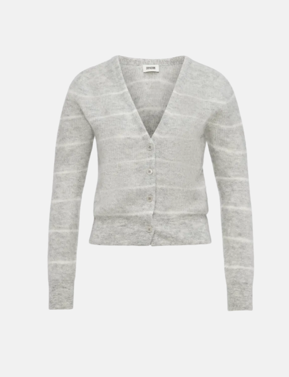 DRYKORN gestreifte Strickjacke Gertija