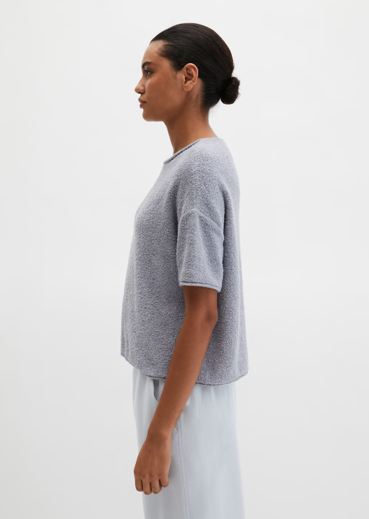 MARC O`POLO Kurzarmpullover aus Bouclé-Garn