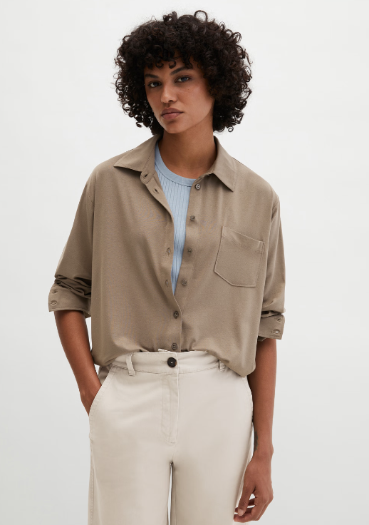 MARC O`POLO Jersey-Bluse aus Viskose-Stretch