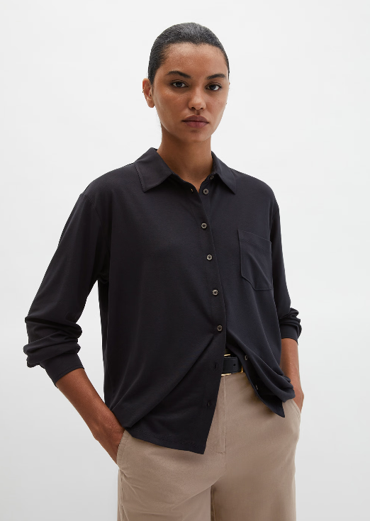 MARC O`POLO Jersey-Bluse aus Viskose-Strech