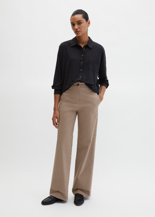 MARC O`POLO Jersey-Bluse aus Viskose-Strech