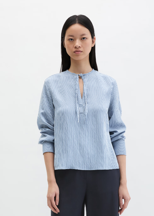 MARC O`POLO Crinkle Streifenbluse