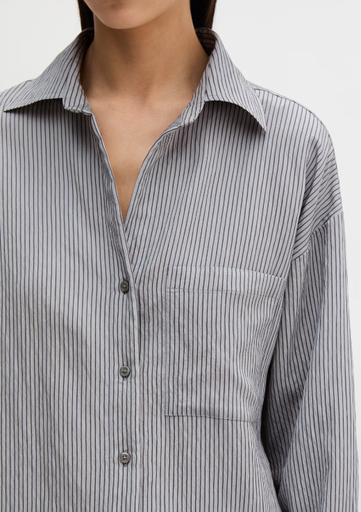 MARC O`POLO Crinkle Streifenbluse