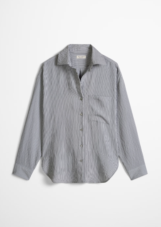 MARC O`POLO Crinkle Streifenbluse