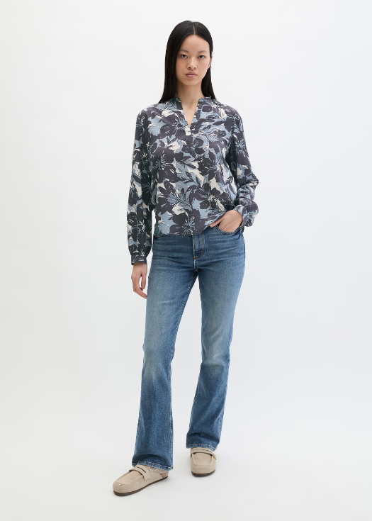 MARC O`POLO fließende Print-Bluse