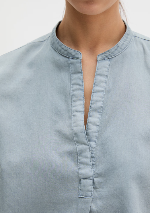 MARC O`POLO Bluse aus Baumwollsatin