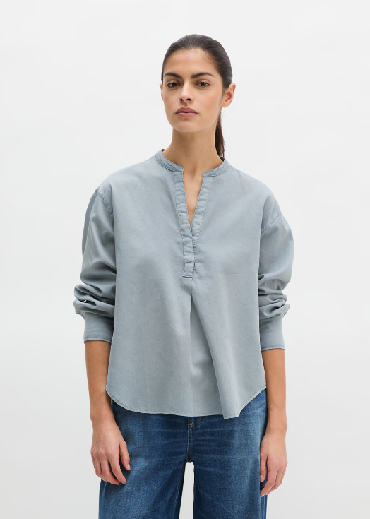 MARC O`POLO Bluse aus Baumwollsatin