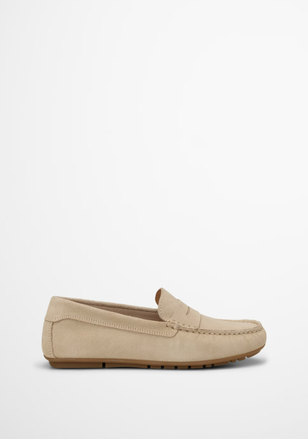 MARC O`POLO Mokassins aus Velours-Rindleder