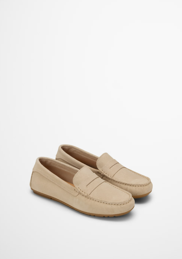 MARC O`POLO Mokassins aus Velours-Rindleder