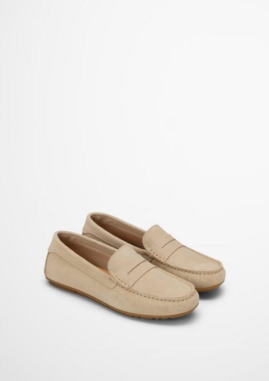 MARC O`POLO Mokassins aus Velours-Rindleder