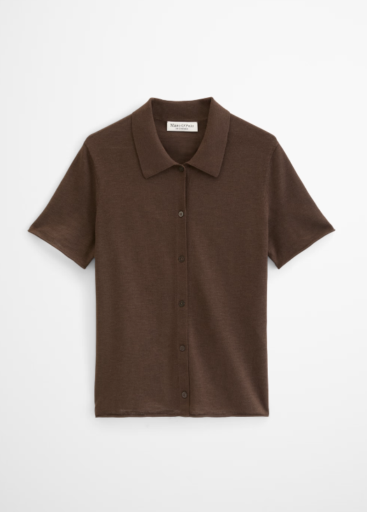 MARC O`POLO Kurzarm Polo-Cardigan