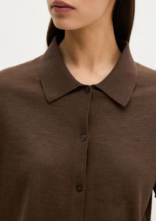 MARC O`POLO Kurzarm Polo-Cardigan