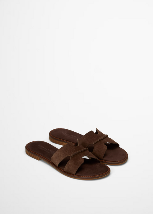 MARC O`POLO Slide aus softem Velours-Rindleder