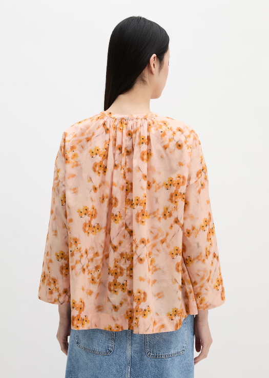 MARC O`POLO Bluse aus bedrucktem Baumwoll-Voile
