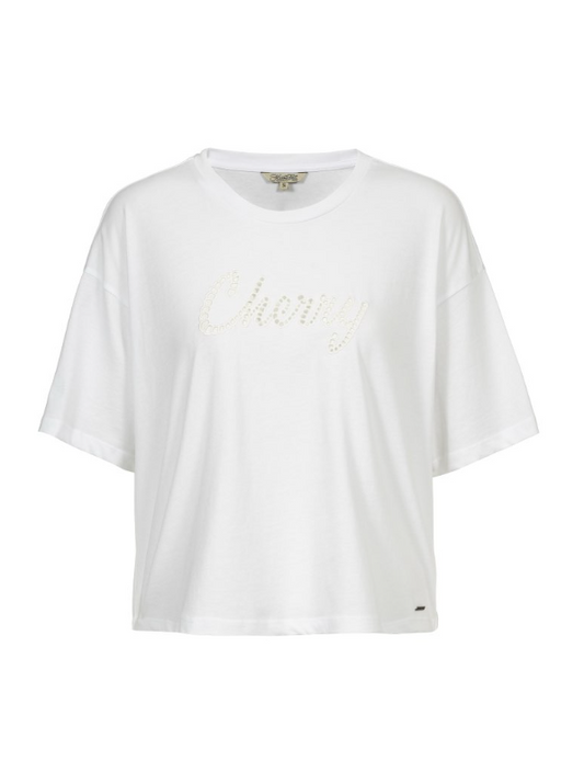HERRLICHER T-Shirt Josiane mit Lochprints