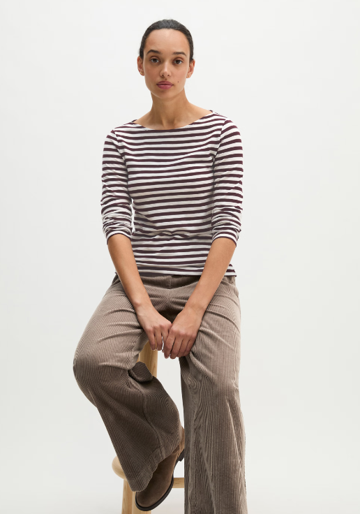 MARC O`POLO gestreiftes Longsleeve aus Organic-Cotton