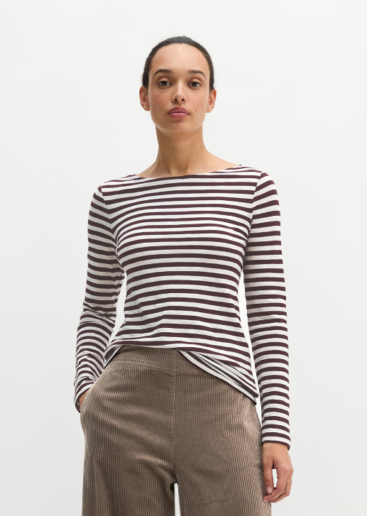 MARC O`POLO gestreiftes Longsleeve aus Organic-Cotton