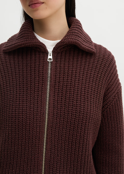 MARC O`POLO  Zip-Cardigan aus Organic-Cotton Mix