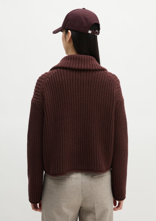 MARC O`POLO  Zip-Cardigan aus Organic-Cotton Mix