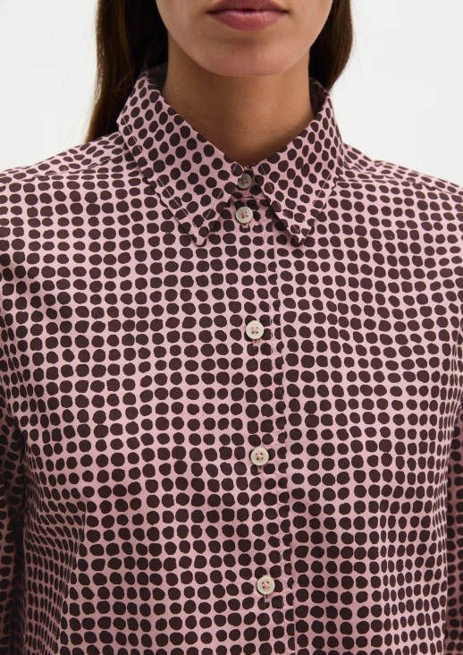 MARC O`POLO Bluse aus Papertouch-Popeline