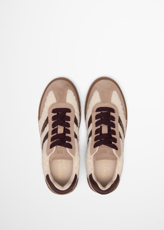 MARC O`POLO Plateau-Sneaker Edith mit Teddy-Details