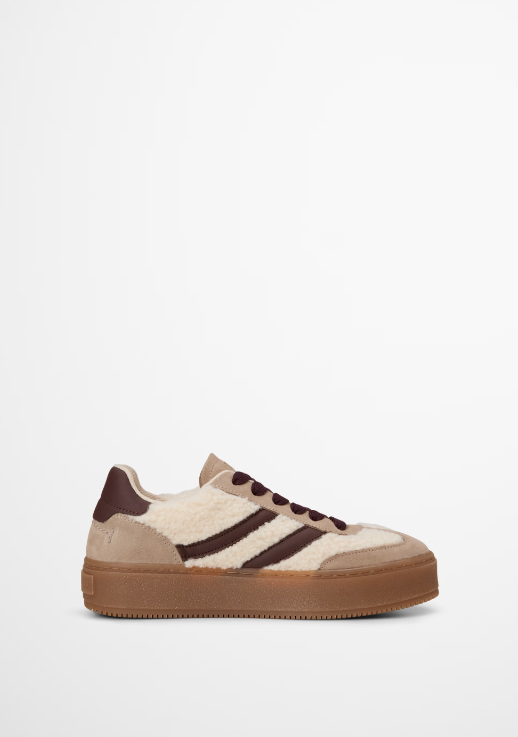 MARC O`POLO Plateau-Sneaker Edith mit Teddy-Details