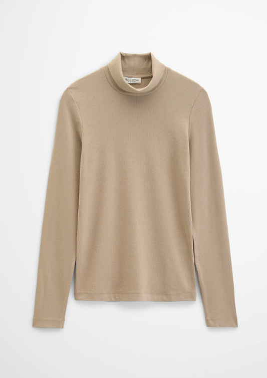 MARC O`POLO Rollkragenshirt aus Tencel-Modal-Bauwolle-Mix