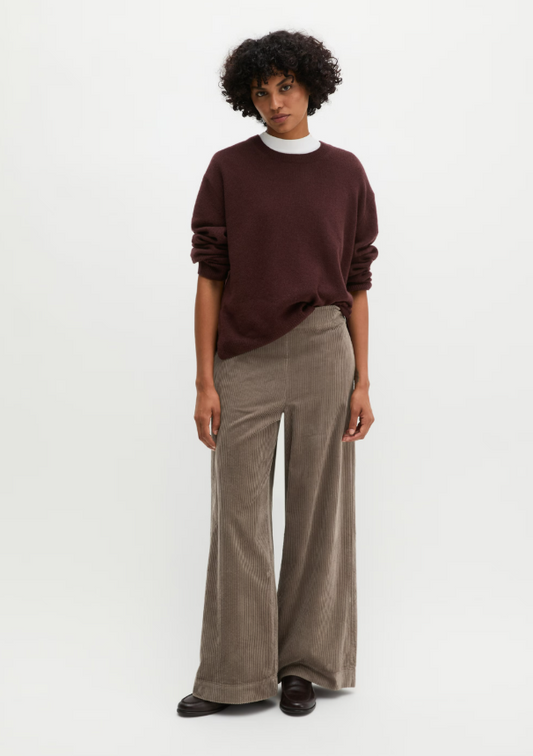 MARC O`POLO weiche Cordhose mit weitem Bein