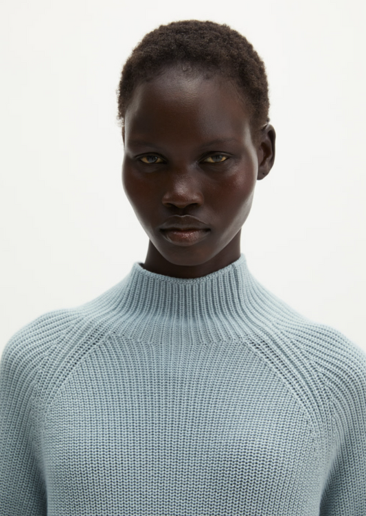 MARC O`POLO Stehkragenpullover aus Oranic-Cotton