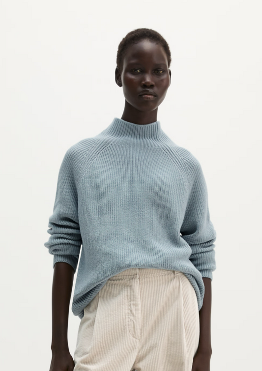 MARC O`POLO Stehkragenpullover aus Oranic-Cotton
