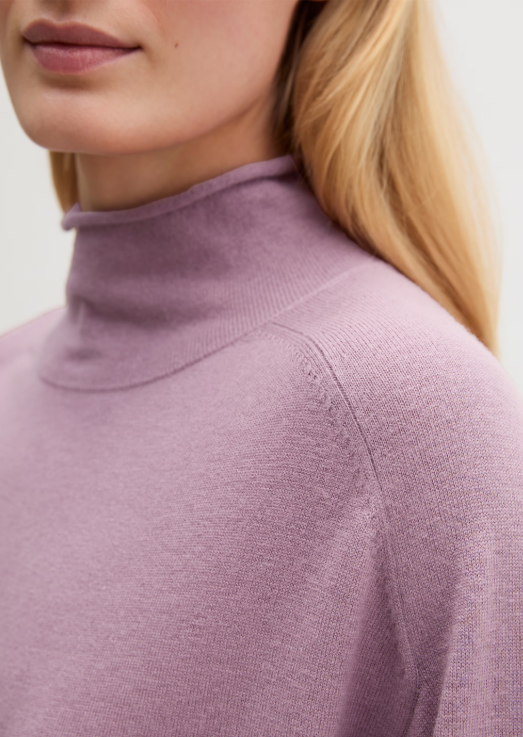 MARC O`POLO Stehkragenpullover aus Schurwolle-Mix
