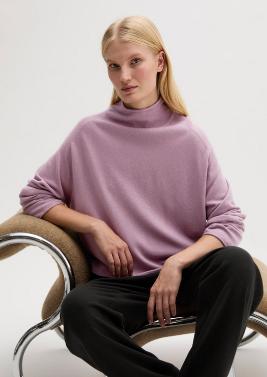MARC O`POLO Stehkragenpullover aus Schurwolle-Mix