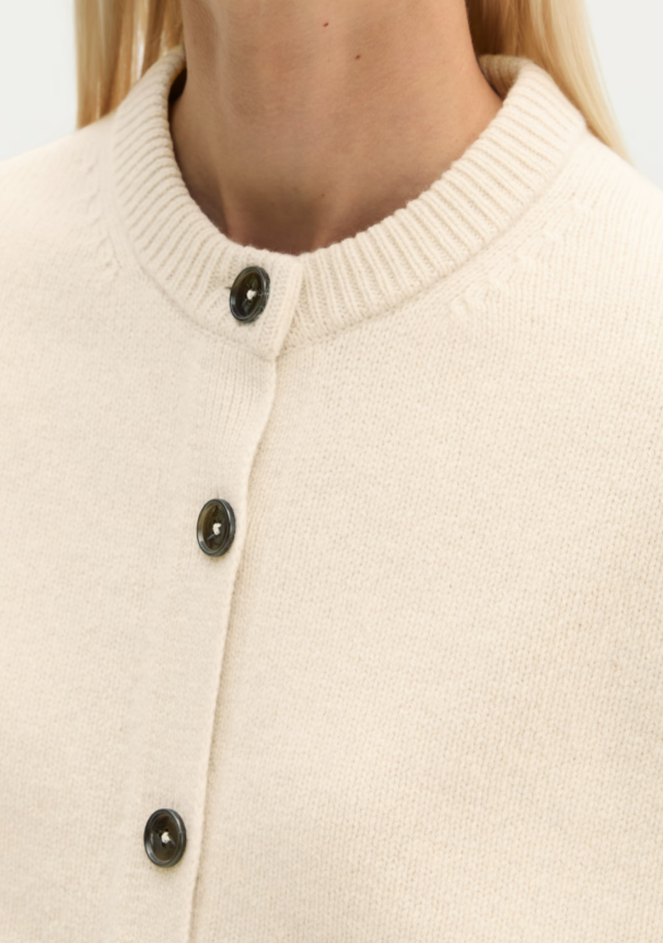 MARC O`POLO ärmelloser Cardigan aus Schurwolle-Mix