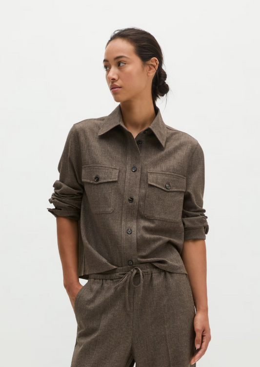 MARC O`POLO Glencheck-Overshirt